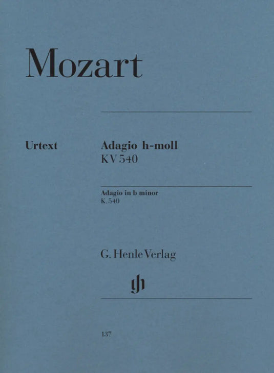 MOZART - Adagio In B Minor KV 540