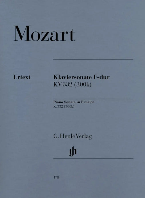 MOZART - Piano Sonata F major K. 332 (300k)