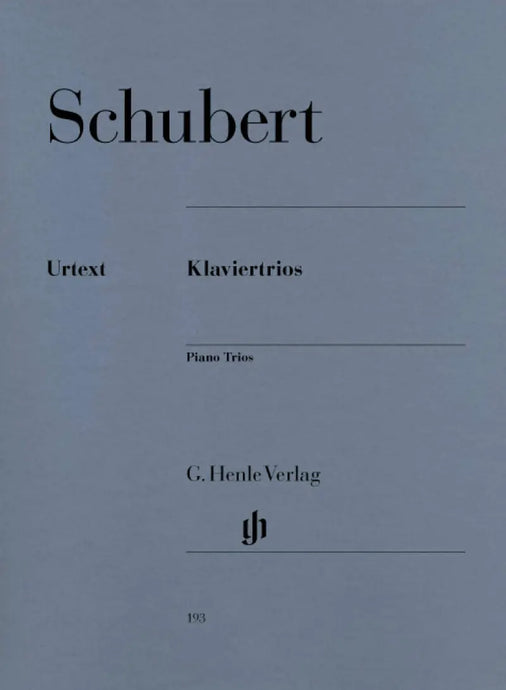 SCHUBERT - Piano Trios