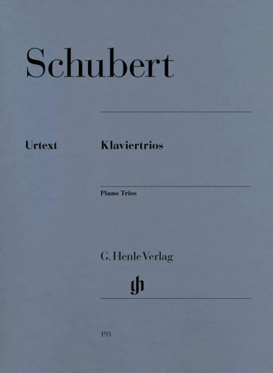 SCHUBERT - Piano Trios
