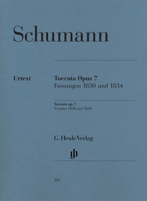 SCHUMANN - Toccata Op.7 - Versions 1830 And 1834