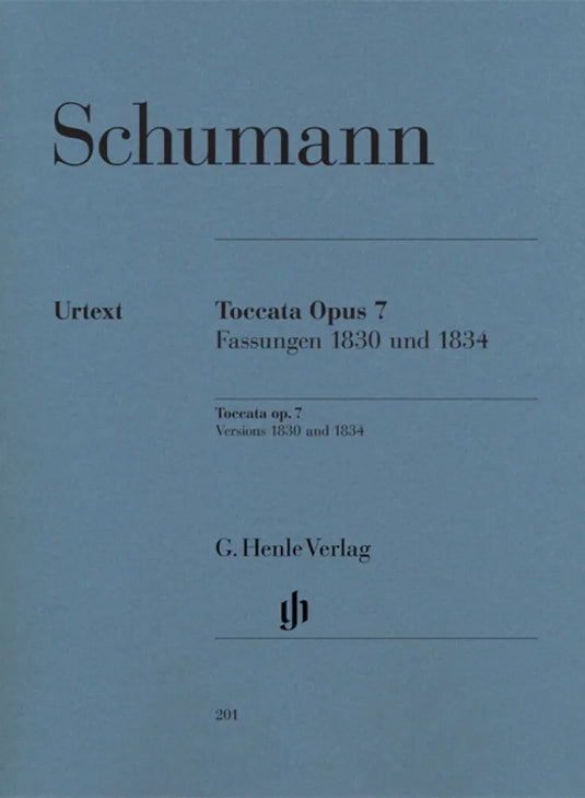 SCHUMANN - Toccata Op.7 - Versions 1830 And 1834