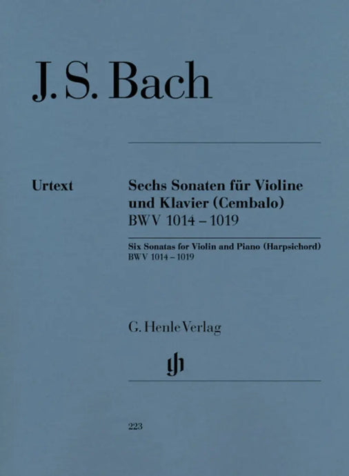 BACH - Six Sonatas for Violin and Piano BWV 1014-1019