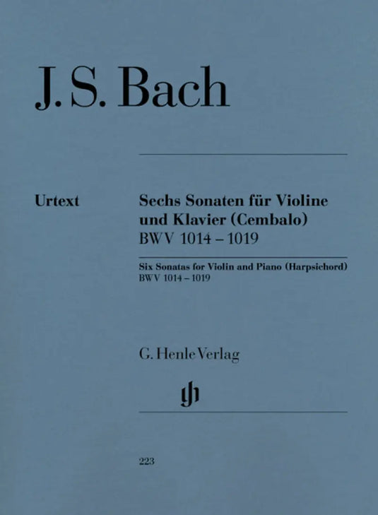 BACH - Six Sonatas for Violin and Piano BWV 1014-1019