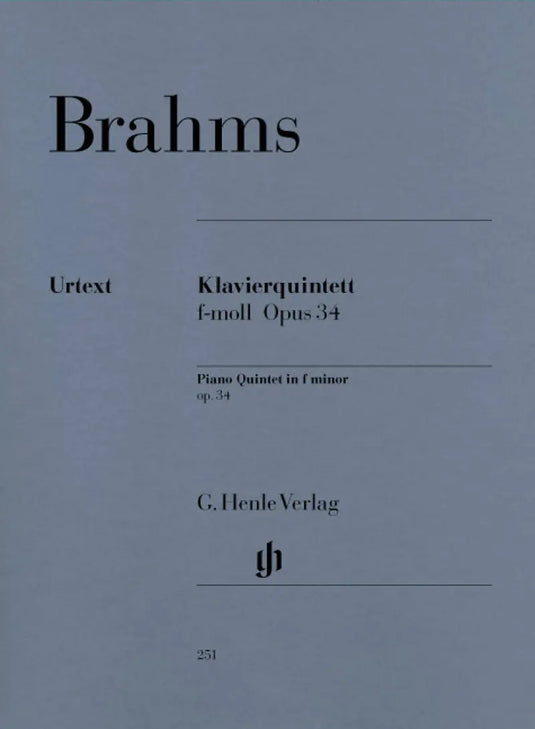 BRAHMS -  Piano Quintet in f minor Op.34