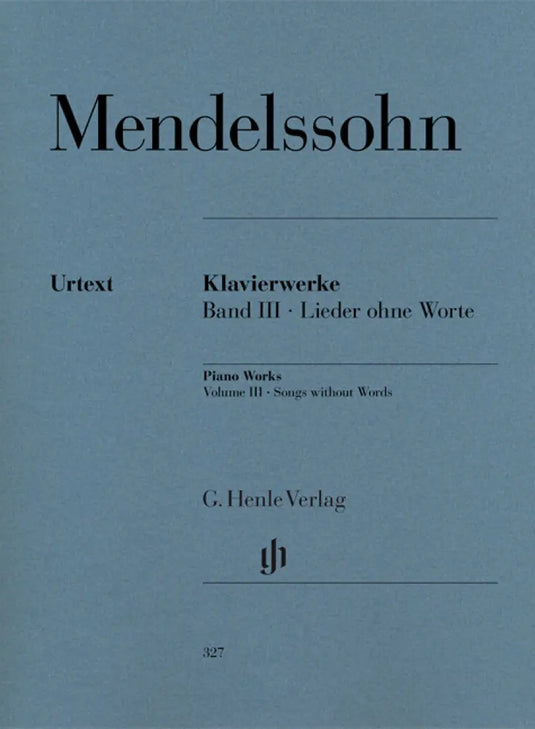 MENDELSSOHN - Piano Works Volume 3 - Songs Without Words