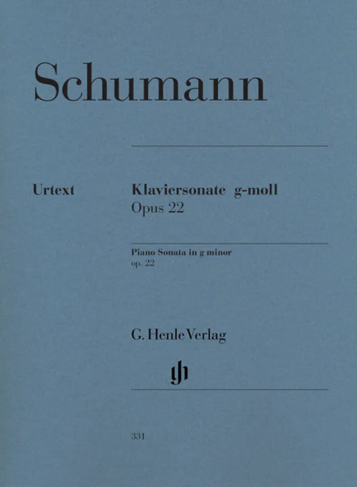 SCHUMANN - Piano Sonata In G Minor Op.22