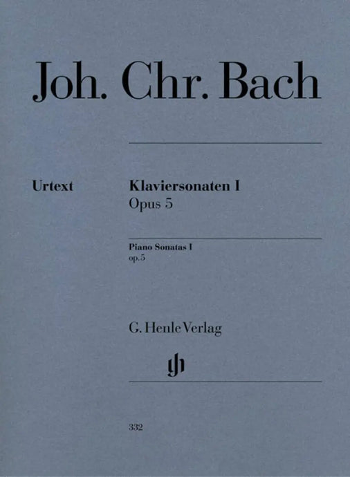 BACH Johann Christian - Sonaten 1 Opus 5