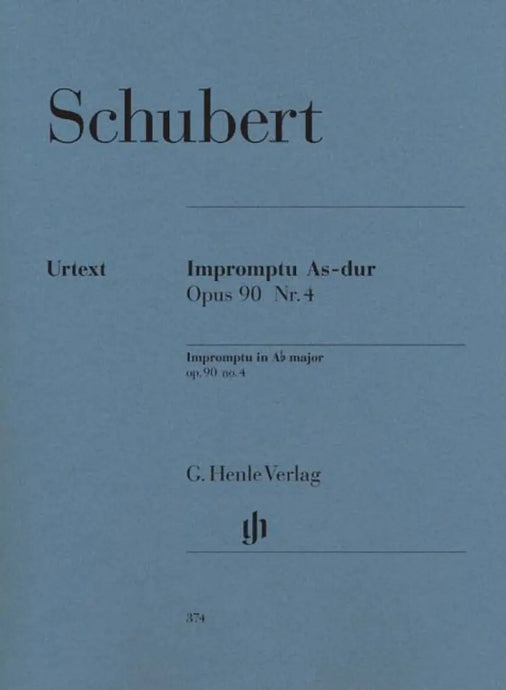 SCHUBERT - Impromptu A Flat Op.90,4 D 899