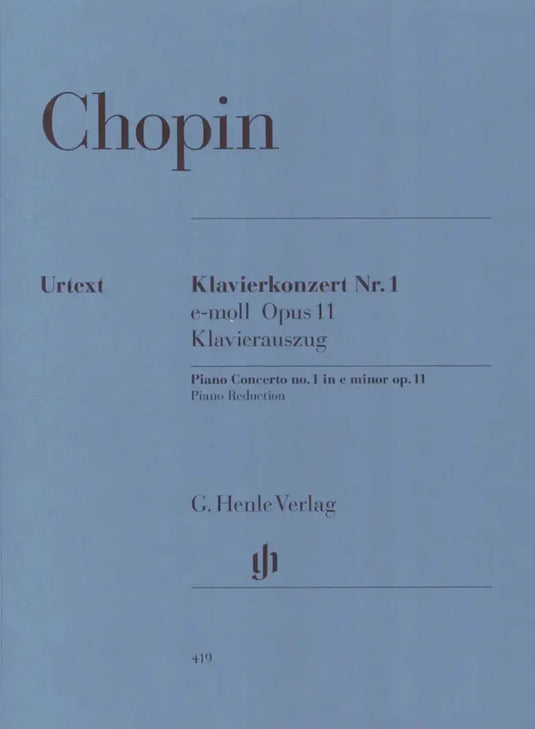 CHOPIN - Klavierkonzert 1 e-moll Opus 11