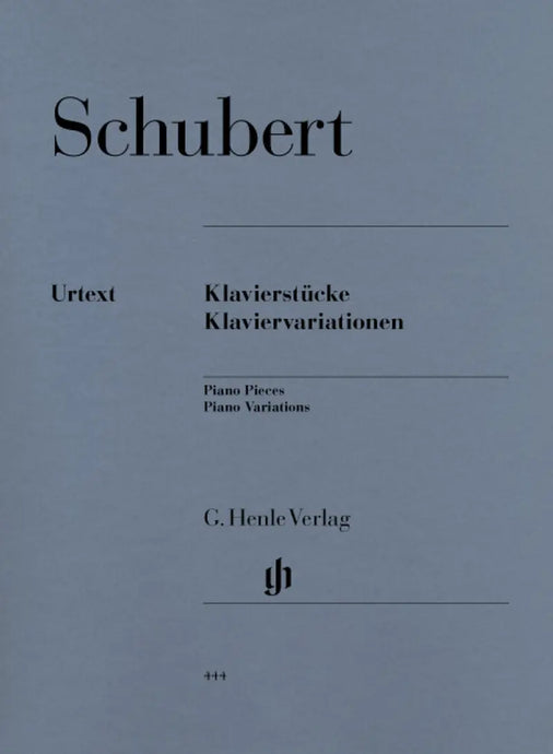 SCHUBERT - Piano Pieces - Piano Variations