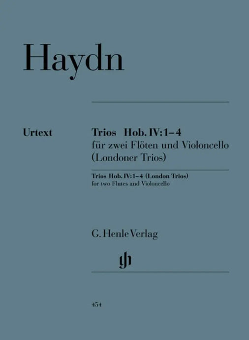 HAYDN - Trios Hob. IV:1-4 (London Trios) for two Flutes and Violoncello