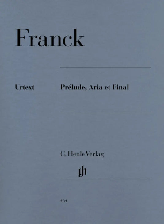 FRANCK - Prélude Aria et Final