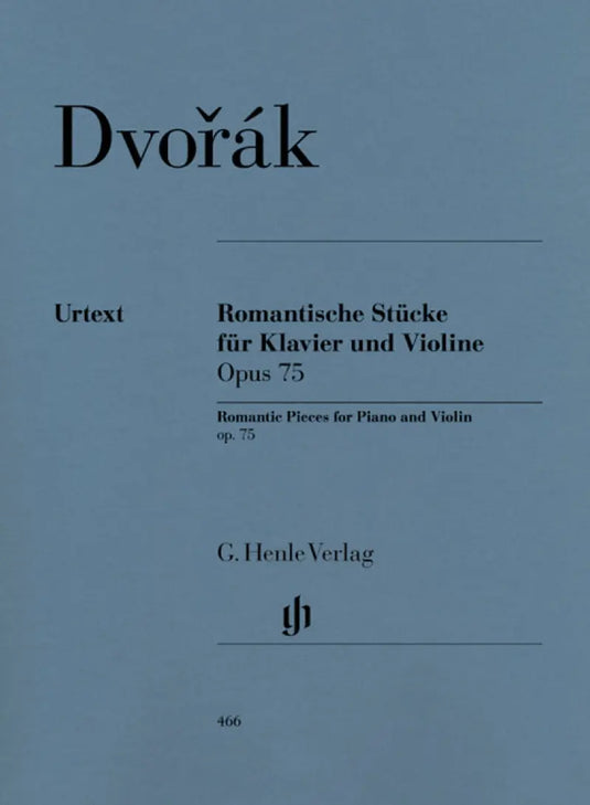 DVORAK - Romantic Pieces op. 75 for Piano and Violin