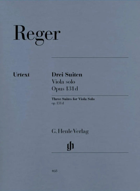 REGER - Drei Suiten op.131d Viola solo