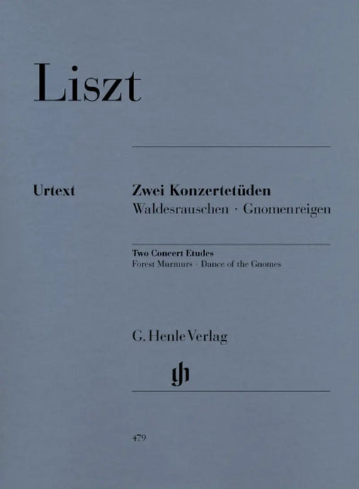 LISZT - Two Concert Etudes