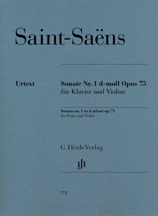 SAINT-SAENS - Sonate Nr. 1 d-moll op. 75 für Klavier und Violine