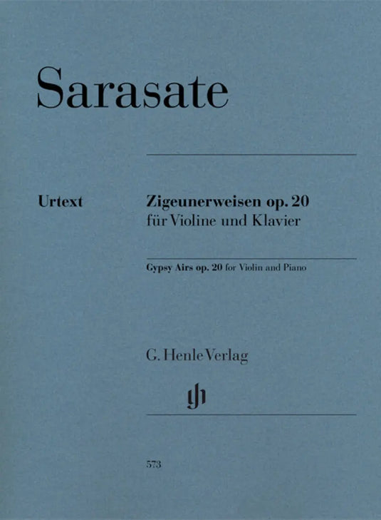 SARASATE - Zigeunerweisen op. 20 für Violine und Klavier