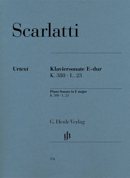 SCARLATTI - Piano Sonata In E K.380 L.23