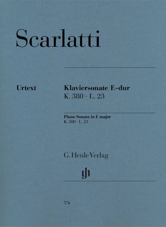 SCARLATTI - Piano Sonata In E K.380 L.23