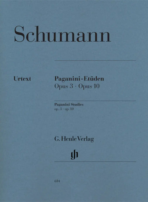 SCHUMANN - Paganini-Studies Op. 3 And Op. 10