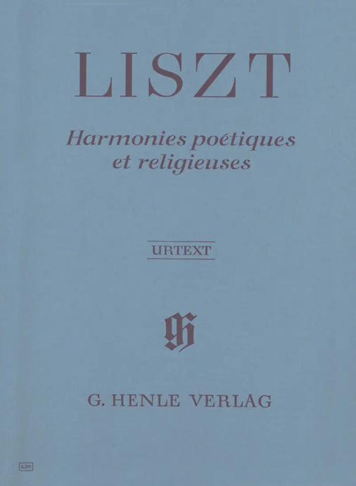 LISZT - Harmonies Poétiques et Religieuses