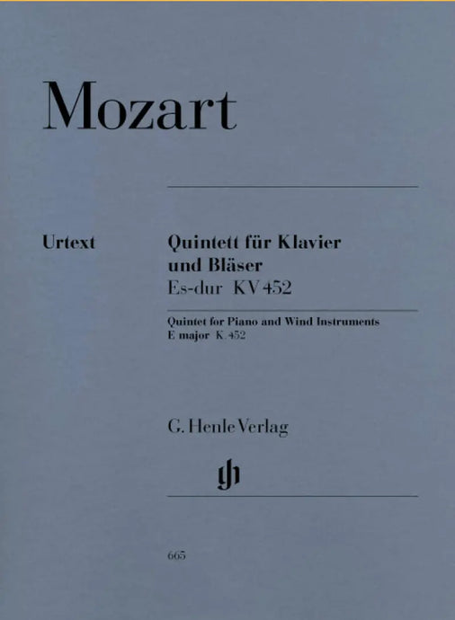 MOZART - Quintet E flat major K. 452 for Piano, Oboe, Clarinet, Horn and Bassoon