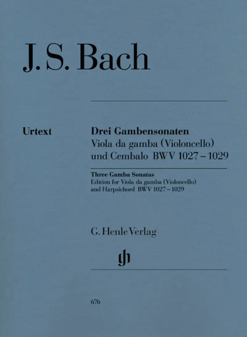 BACH - Three Gamba Sonatas BWV  1027-1029