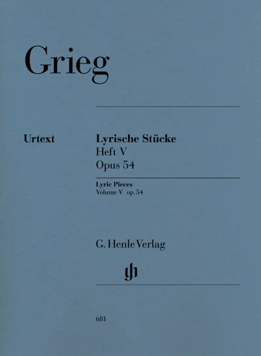 GRIEG - Lyric Pieces Volume V op.54