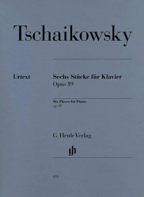 TSCHAIKOWSKY - Sechs Stucke Fur Klavier Op. 19