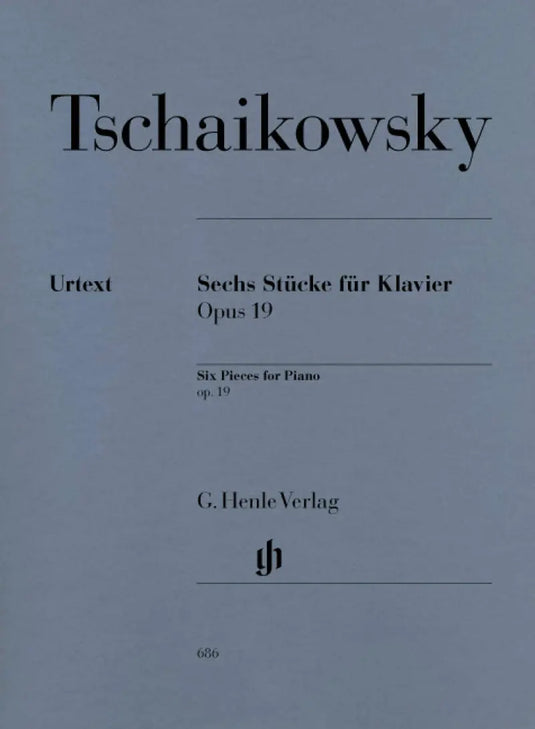 TSCHAIKOWSKY - Sechs Stucke Fur Klavier Op. 19