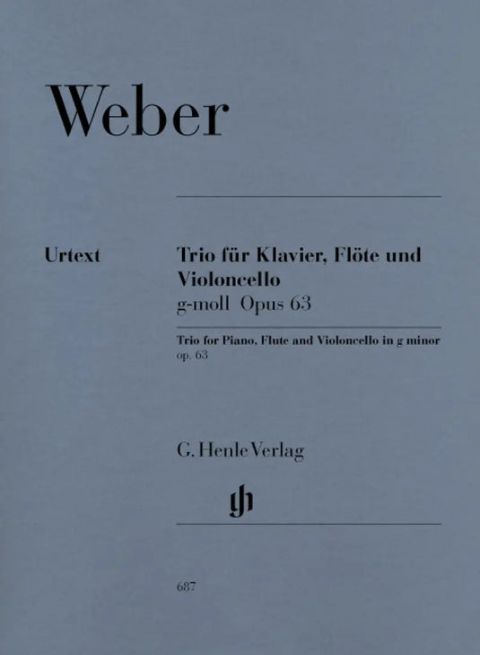 WEBER - Trio In G Minor Op.63