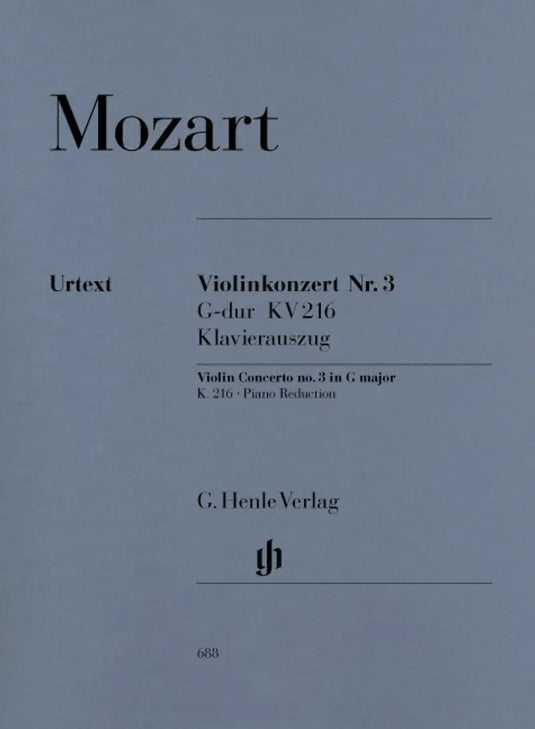 MOZART - Violin Concerto no.3 in G major K 216