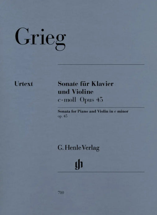 GRIEG - Sonata For Piano And Violin In C Minor Op.45
