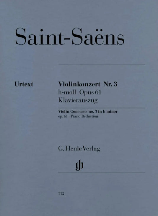 SAINT-SAENS - Violinkonzert Nr.3 h-moll Opus 61