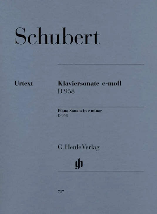 SCHUBERT - Piano Sonata In C Minor D 958