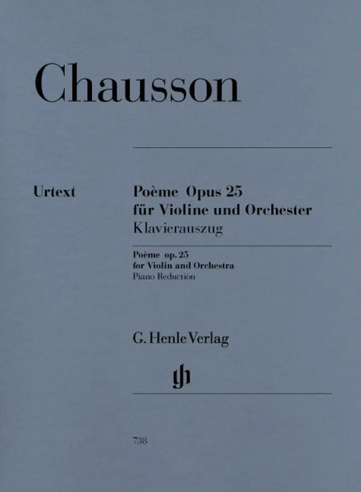 CHAUSSON - Poème For Violin And Orchestra Op. 25