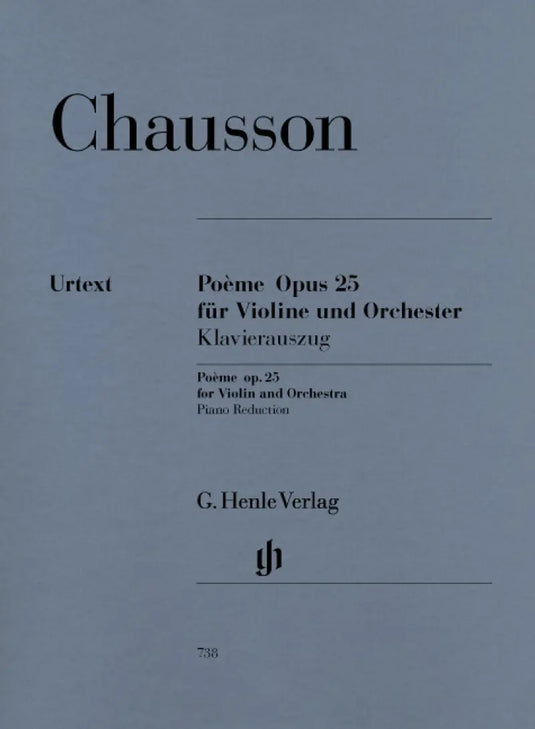 CHAUSSON - Poème For Violin And Orchestra Op. 25