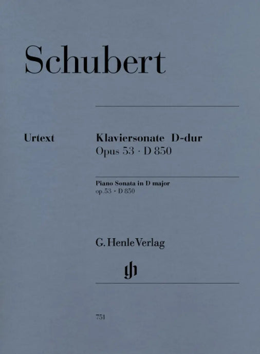 SCHUBERT - Sonate D-Dur Opus 53 D850