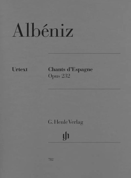 ALBÉNIZ - Chants d'Espagne Opus 232