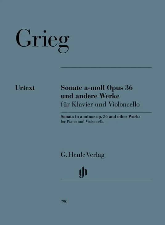 GRIEG - Sonata in a minor op. 36 and other Works for Piano and Violioncello