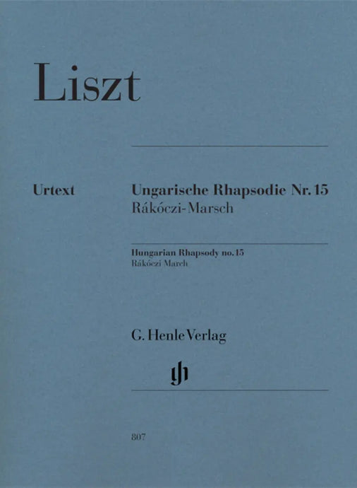 LISZT - Hungarian Rhapsody No.15 - Rákóczi March