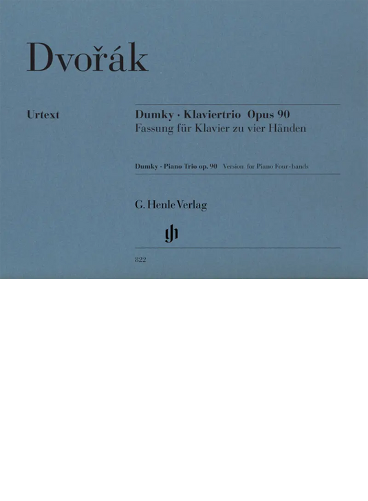 DVORAK - Dumky - Piano Trio Op.90 - Versione 4 mani