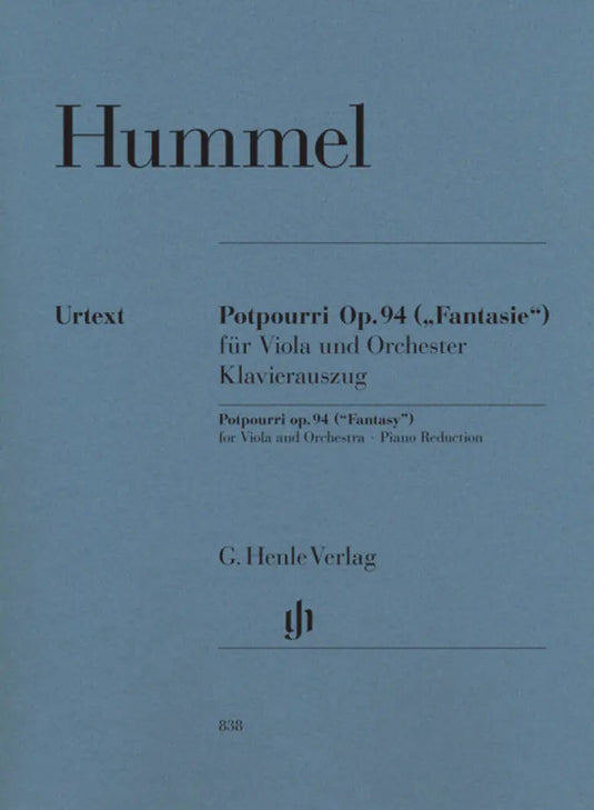 HUMMEL - Potpourri op.94 (,,Fantasy'')
