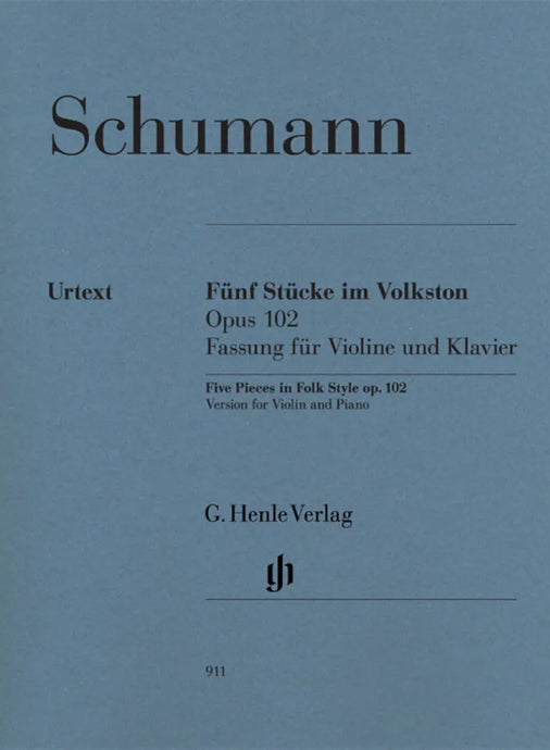 SCHUMANN - Five Pieces in Folk Style op.102 - Violino e Piano