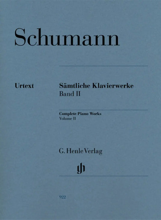 SCHUMANN - Complete Piano Works Volume 2