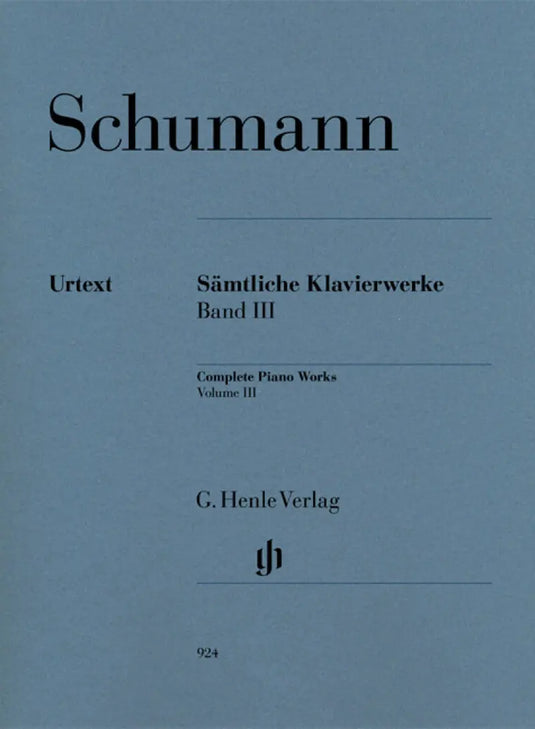 SCHUMANN - Complete Piano Works Volume 3