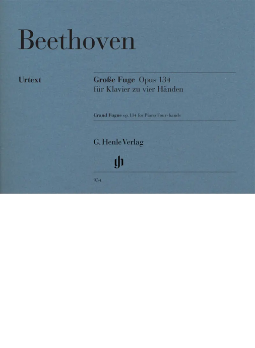 BEETHOVEN - Grand Fugue Op.134 - Piano Four-Hands