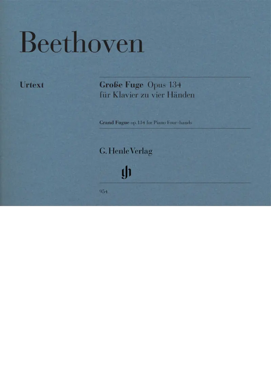 BEETHOVEN - Grand Fugue Op.134 - Piano Four-Hands