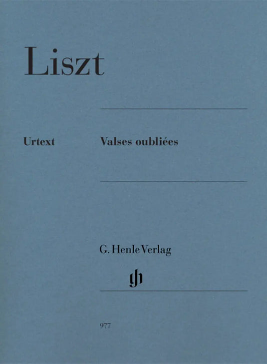 LISZT - Valses oubliées